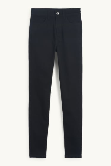 Femei - Jegging jeans - talie înaltă - negru