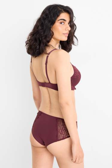 Damen - Hipster - bordeaux