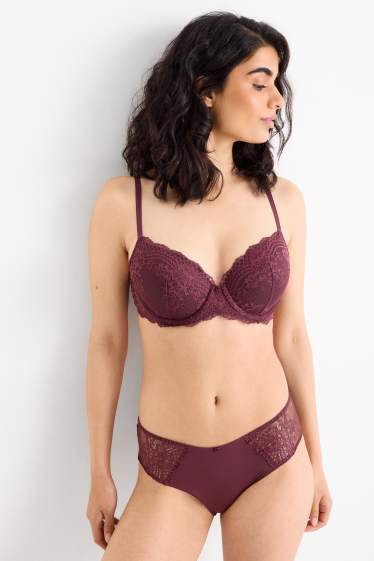 Damen - Hipster - bordeaux