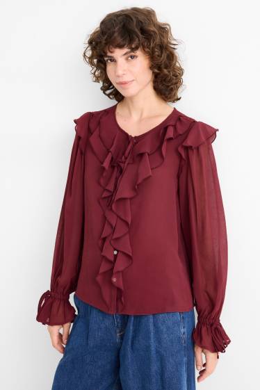 Donna - Blusa - bordeaux