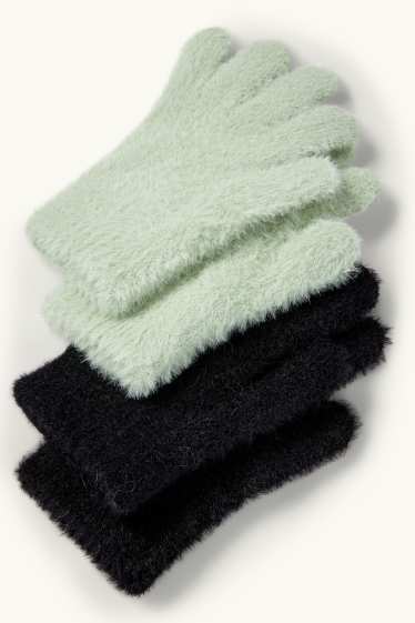 Nena - Paquet de 2 - guants - negre