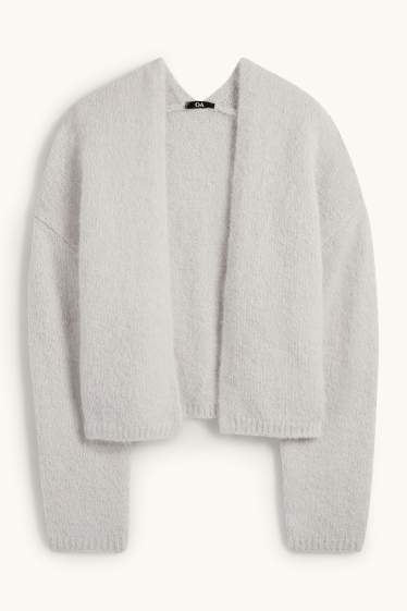Dona - Jaqueta de punt - gris clar