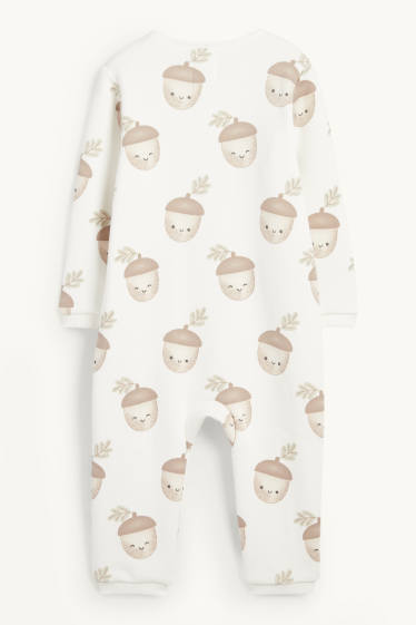 Unisexe - Gland - pyjama bébé - blanc crème