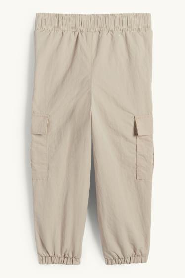 Kinder Jungen - Thermo-Cargohose - beige