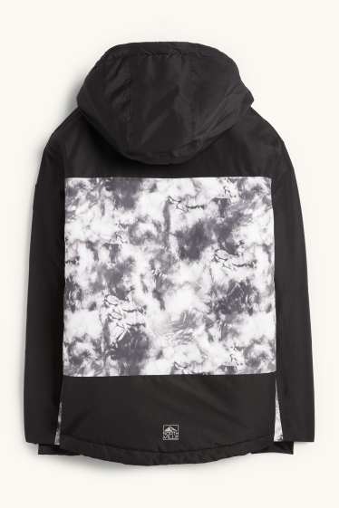 Nen - Jaqueta d’esquí amb caputxa - impermeable - negre