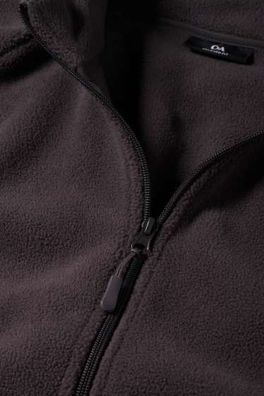 Herren - Fleecejacke - dunkelgrau