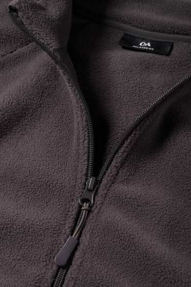 Herren - Fleecejacke - dunkelgrau