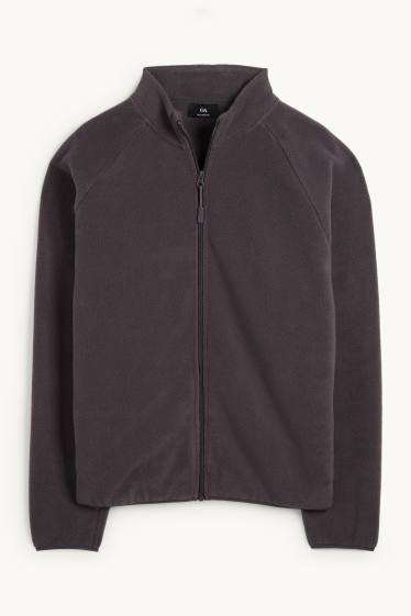 Herren - Fleecejacke - dunkelgrau