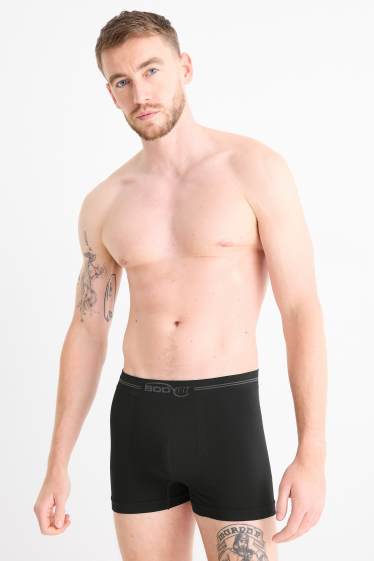 Home - Paquet de 7 - calçotets trunk - sense costures - negre