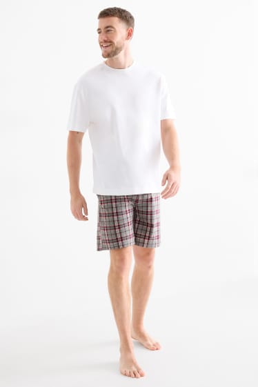 Uomo - Confezione da 2 - shorts pigiama - grigio scuro