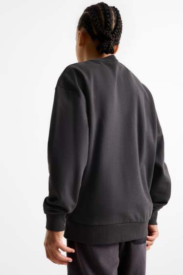 Nen - Surf de neu i os rentador - dessuadora - gris fosc