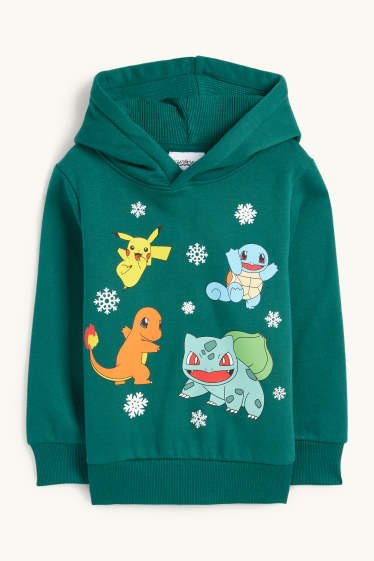 Kinder Jungen - Pokémon - Hoodie - dunkelgrün