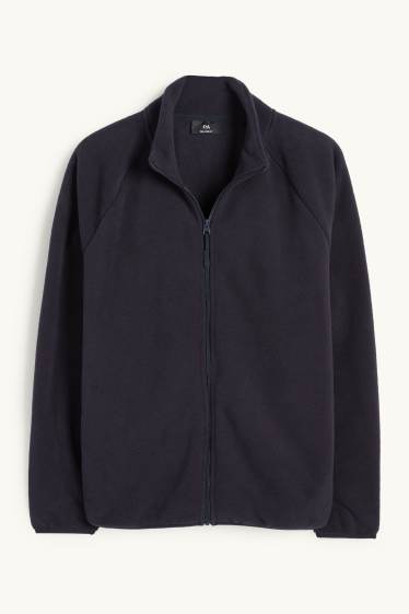 Men - Fleece jacket - dark blue