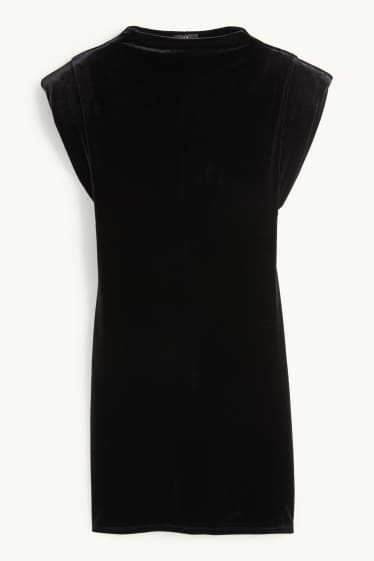 Femmes - Robe Bodycon en velours - noir