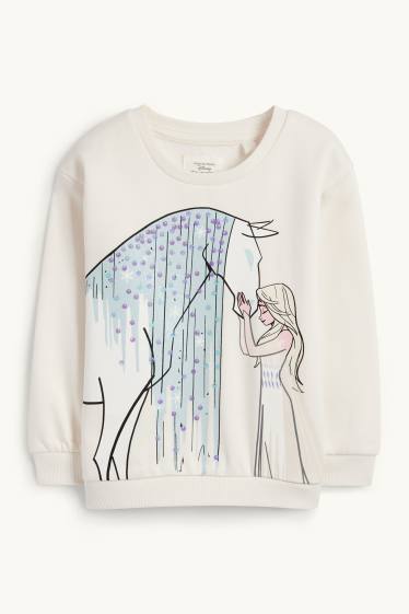 Children Girls - Frozen - sweatshirt - cremewhite