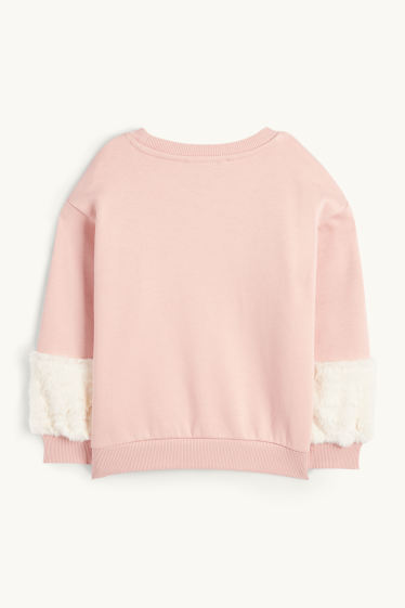 Děti - dívky - Králíček - mikina - růžová