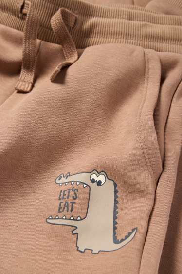 Children Boys - Crocodile - joggers - light brown