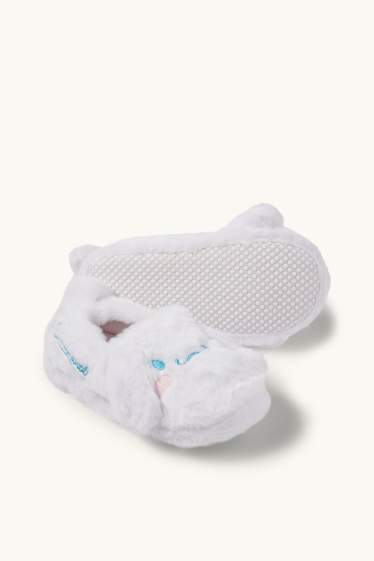 Děti - dívky - Cinnamoroll - domácí obuv - bílá