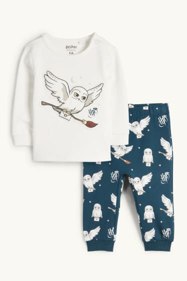 Unisexe - Harry Potter - pyjama bébé - 2 pièces - bleu foncé / blanc