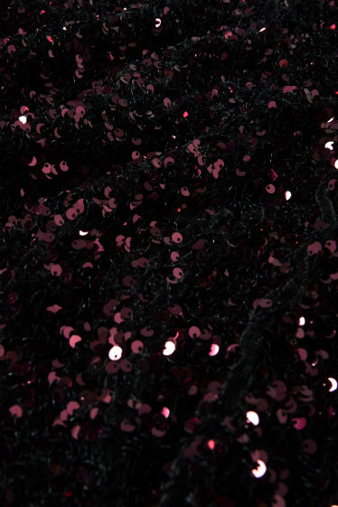 Dona - Samarreta de mànigues llargues de lluentons -regular fit - violeta