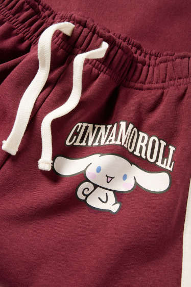 Copii - Fete - Cinnamoroll - pantaloni de trening - bordo