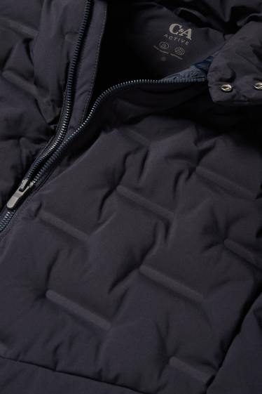 Hommes - Doudoune - finition déperlante - bleu foncé