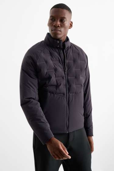 Hommes - Doudoune - finition déperlante - bleu foncé