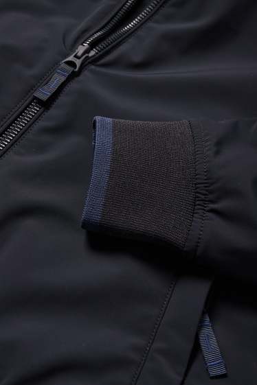 Heren - Blouson - gevoerd - waterafstotend - donkerblauw