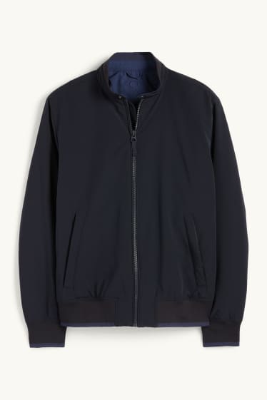 Heren - Blouson - gevoerd - waterafstotend - donkerblauw