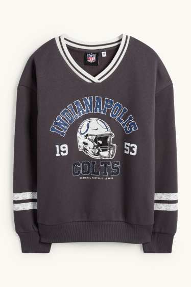 Bambini - NFL Indianapolis Colts - felpa - grigio scuro