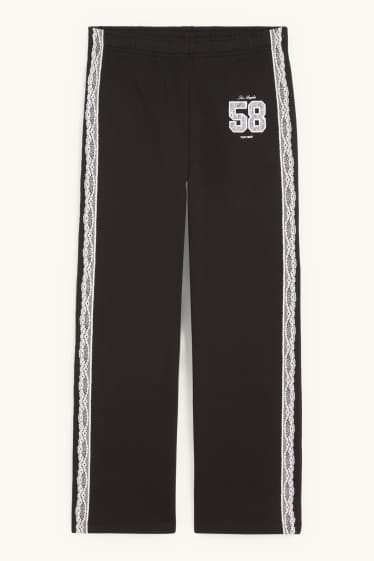 Enfants filles - Bas de jogging - noir