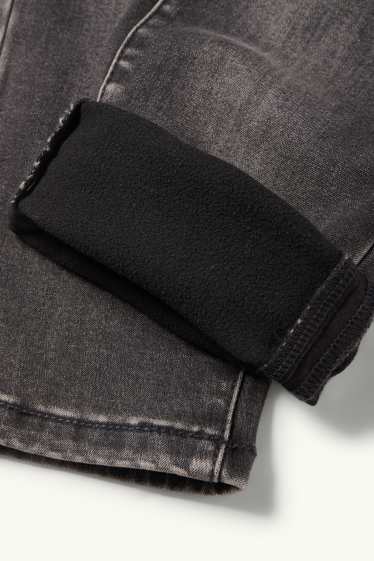 Enfants garçons - Relaxed jean - jean chaud - LYCRA® - jean gris foncé