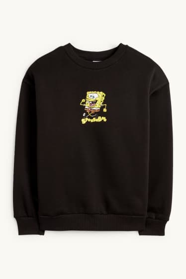 Enfants garçons - Bob l’éponge - sweat - noir