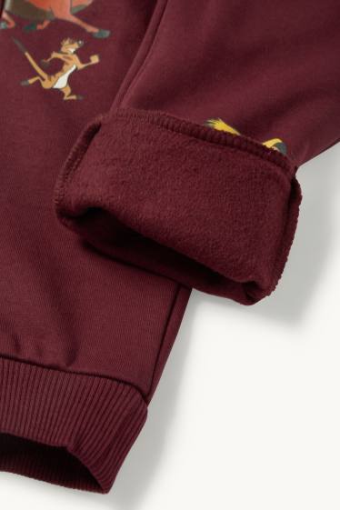 Nen - El Rei Lleó - pantalons de xandall - bordeus