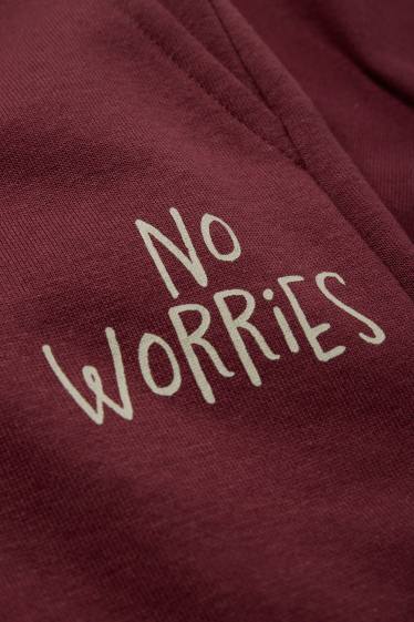 Nen - El Rei Lleó - pantalons de xandall - bordeus