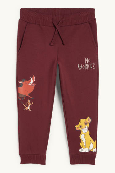 Nen - El Rei Lleó - pantalons de xandall - bordeus