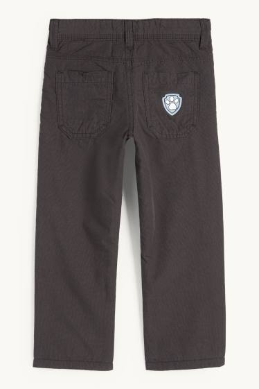 Kinderen: jongens - PAW Patrol - Chase, Marshall, Rubble - thermobroek - donkergrijs