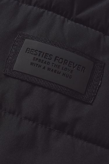 Nena - Jaqueta embuatada amb caputxa - resistent a l’aigua - negre