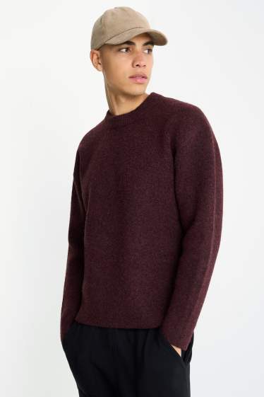 Herren - Pullover - bordeaux