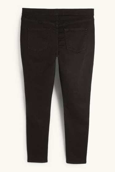 Damen - Jegging Jeans - Mid Waist - schwarz