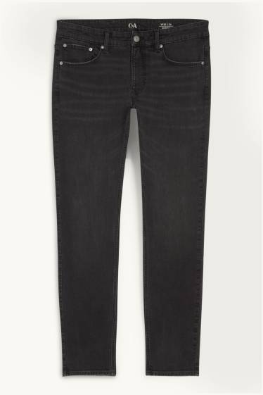 Herren - Skinny Jeans - dunkeljeansgrau