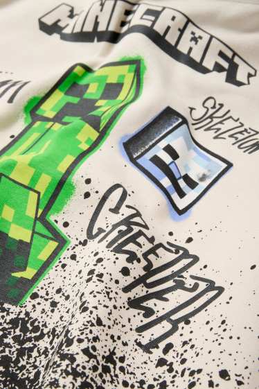 Kinder Buben - Minecraft - Hoodie - hellbeige