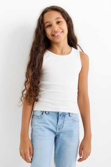 Enfants filles - NYC - ensemble - sweat à capuche et haut - 2 pièces - bordeaux