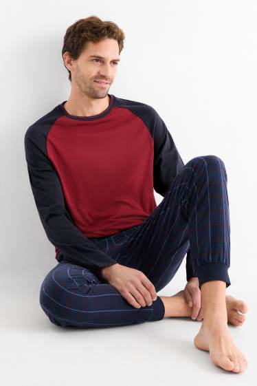 Men - Pyjamas - red / blue
