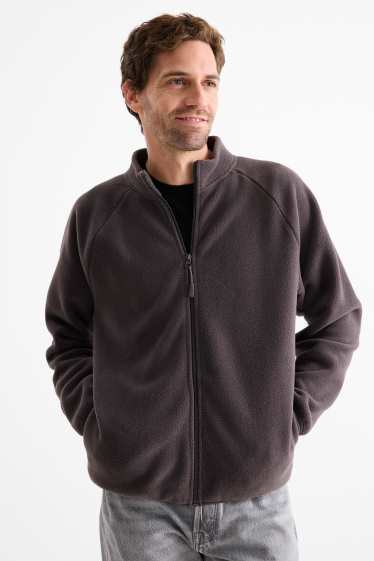 Herren - Fleecejacke - dunkelgrau