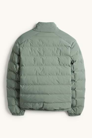 Heren - Gewatteerde jas - waterafstotend - groen