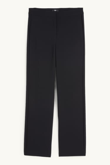 Dames - Business-broek - mid waist - regular fit - zwart