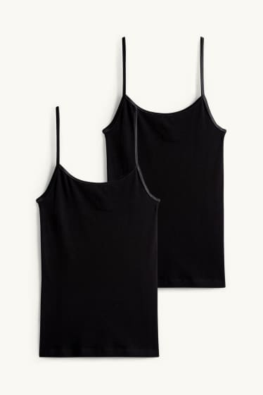 Femmes - Lot de 2 - caracos - noir