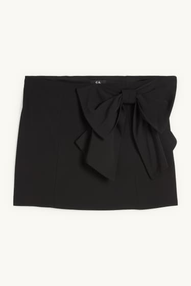 Damen - Minirock - schwarz