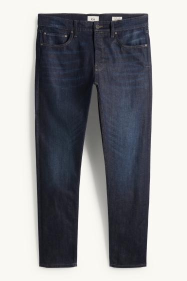 Home - Slim Tapered Jeans - texà blau fosc